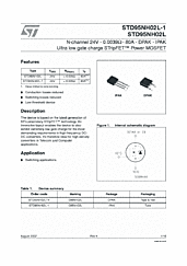 DataSheet STD95NH02L pdf